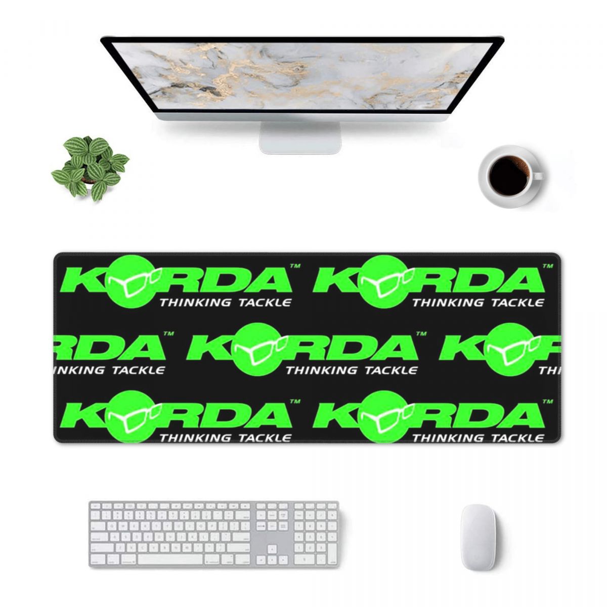 Laptop Accessories Logo - Large Mouse Pad Korda Fishing Logo