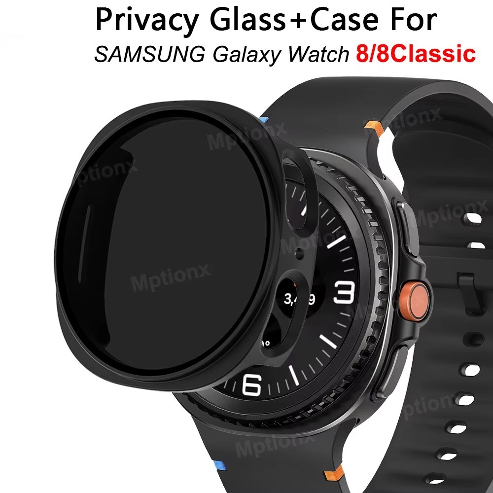 Privacy Screen Filter - Privacy Glass+Case For Samsung Galaxy Watch