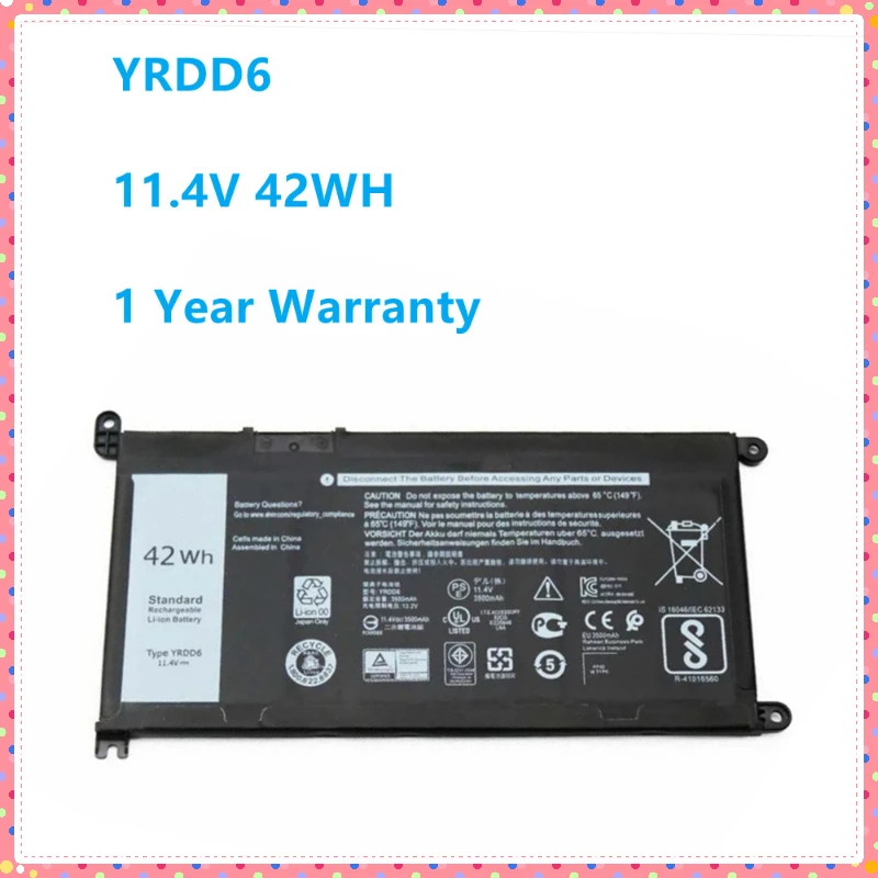 Laptop Accessories Dell - YRDD6 11.4V 42WH Battery for Dell