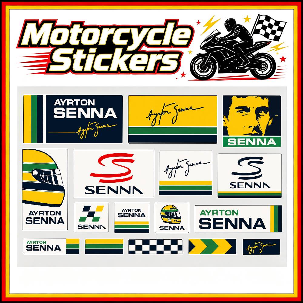 Laptop Accessories Price - A-Ayrton S-Senna Stickers Auto Body Bumper