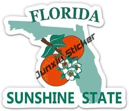 Sáng Tạo Florida Cờ Dán Vinyl  - đánh giá và giá Laptop Accessories Logo