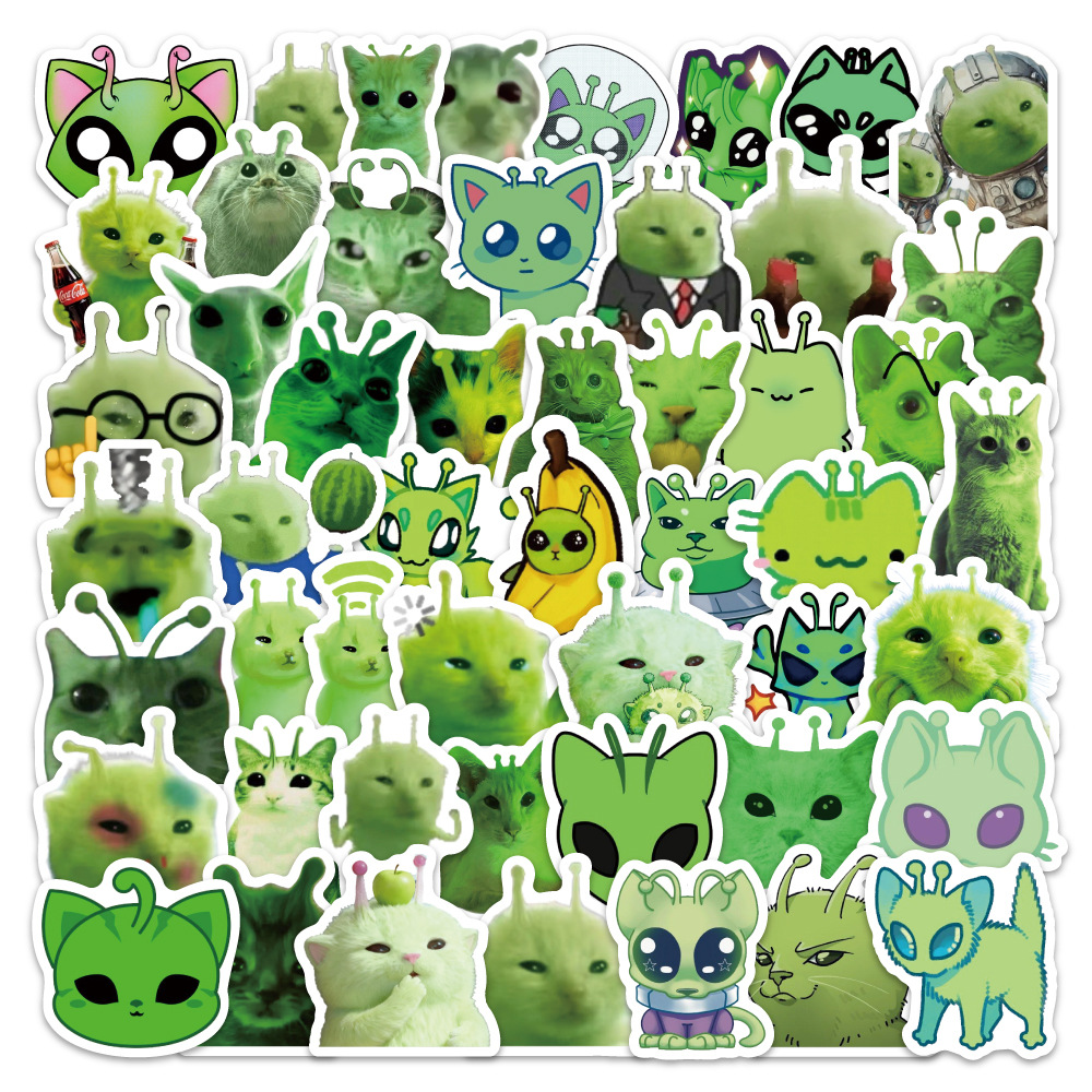 100pcs Fun Alien Cat Emoji Sti - đánh giá và giá Laptop Accessories & Repair Jagtap Dairy Pimple Nilakh Pimpri Chinchwad Maharashtra