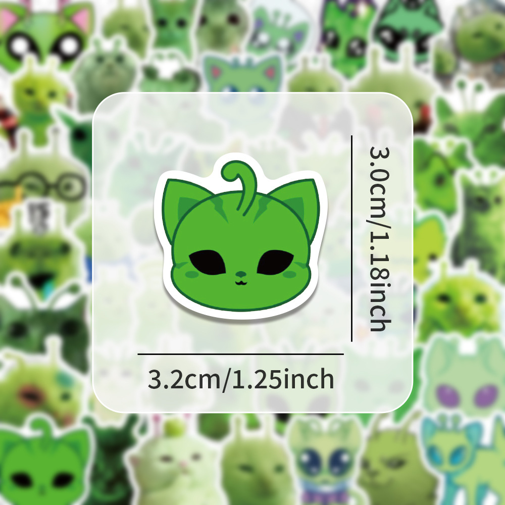 100pcs Fun Alien Cat Emoji Sti - đánh giá và giá Laptop Accessories & Repair Jagtap Dairy Pimple Nilakh Pimpri Chinchwad Maharashtra