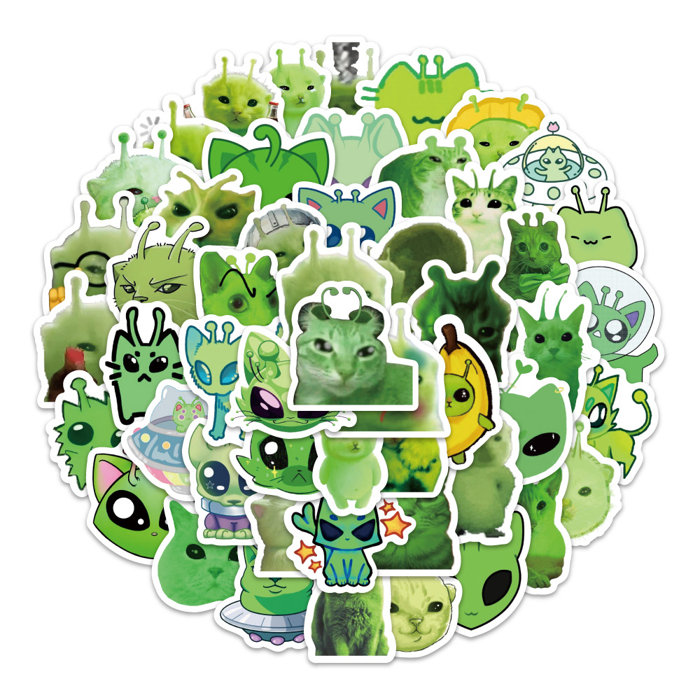 100pcs Fun Alien Cat Emoji Sti - đánh giá và giá Laptop Accessories & Repair Jagtap Dairy Pimple Nilakh Pimpri Chinchwad Maharashtra