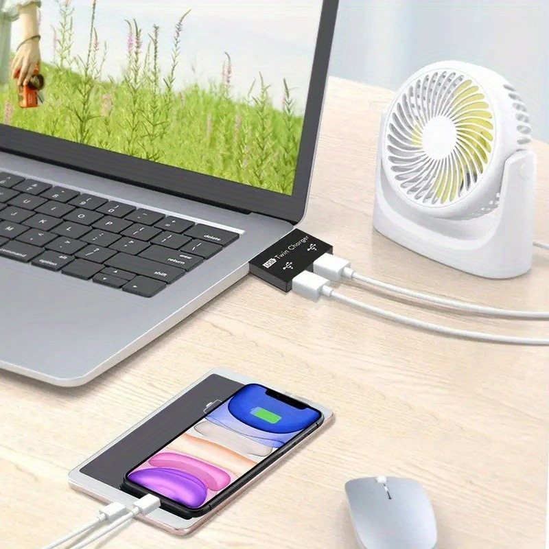 USB2.0 Splitter 1 Male To 2 Po - đánh giá và giá Laptop Accessories Price