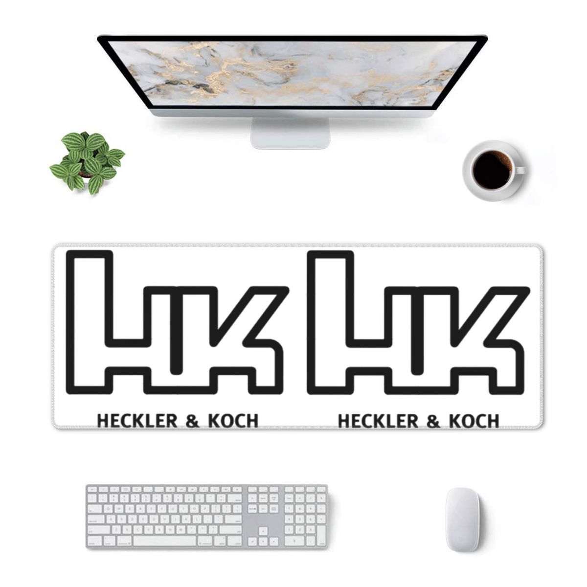 Large Mouse Pad Heckler Koch H - đánh giá và giá Laptop Accessories Logo