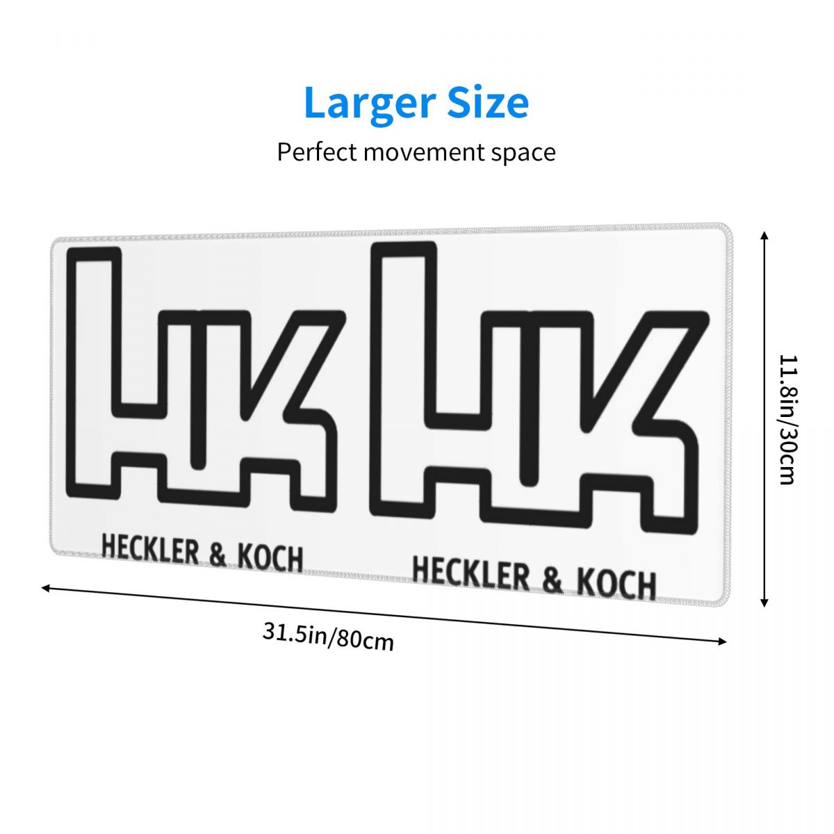 Large Mouse Pad Heckler Koch H - đánh giá và giá Laptop Accessories Logo