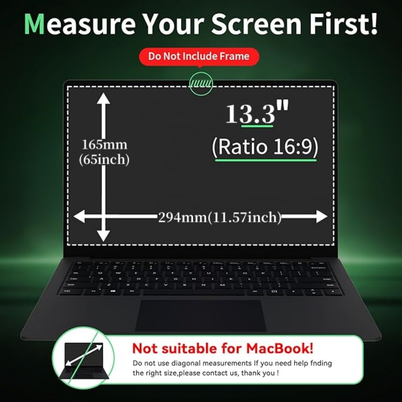 1 Pack 13.3 Inch Laptop Privac - đánh giá và giá Privacy Screen Filter