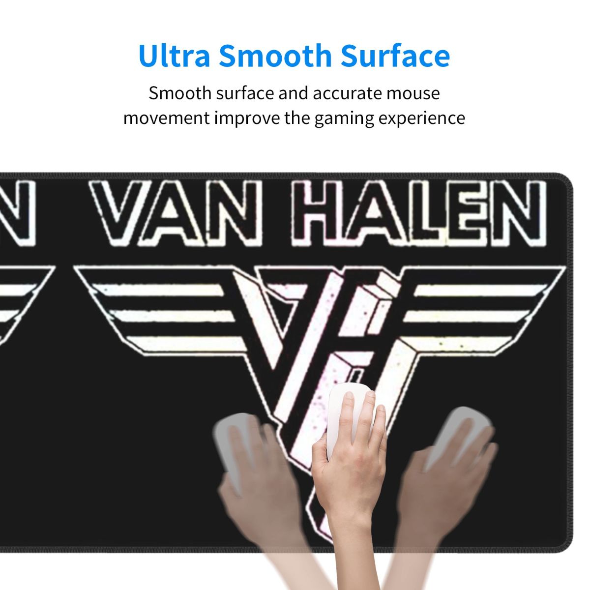 Large Mouse Pad Van Halen 5150 - đánh giá và giá Laptop Accessories Logo