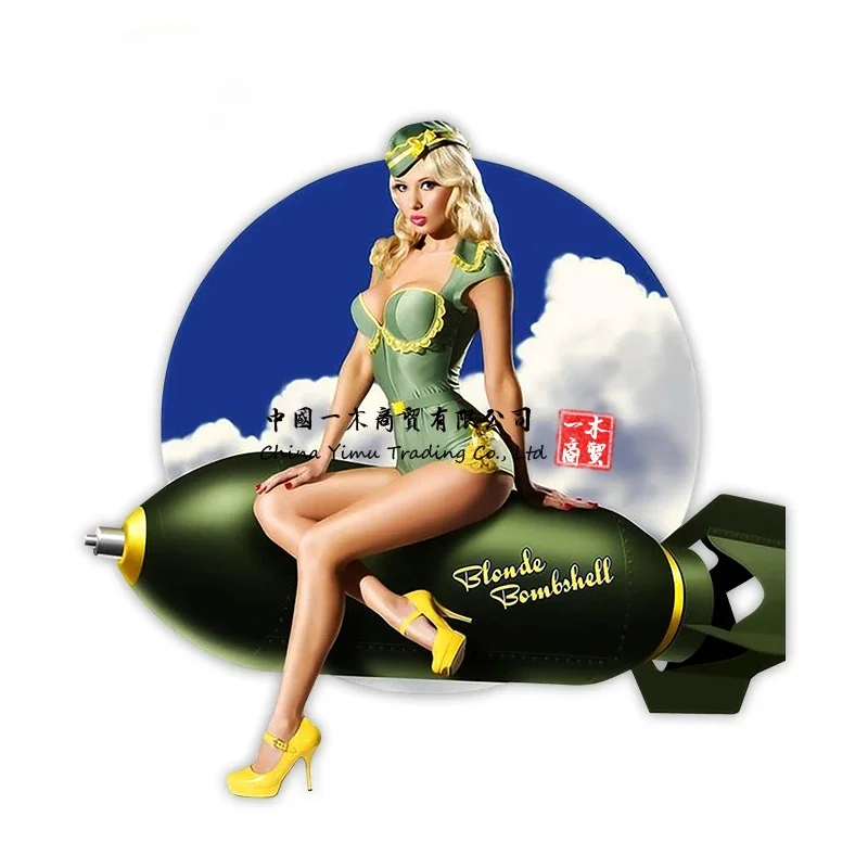 Car Stickers Pin Up Girl Vinta - đánh giá và giá Laptop Accessories Logo