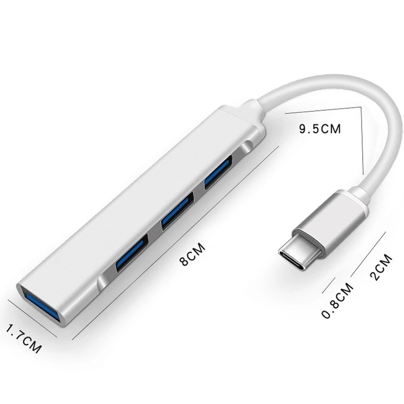4-In-1 Type-C Extender Hub 4 P - đánh giá và giá Laptop Accessories Price