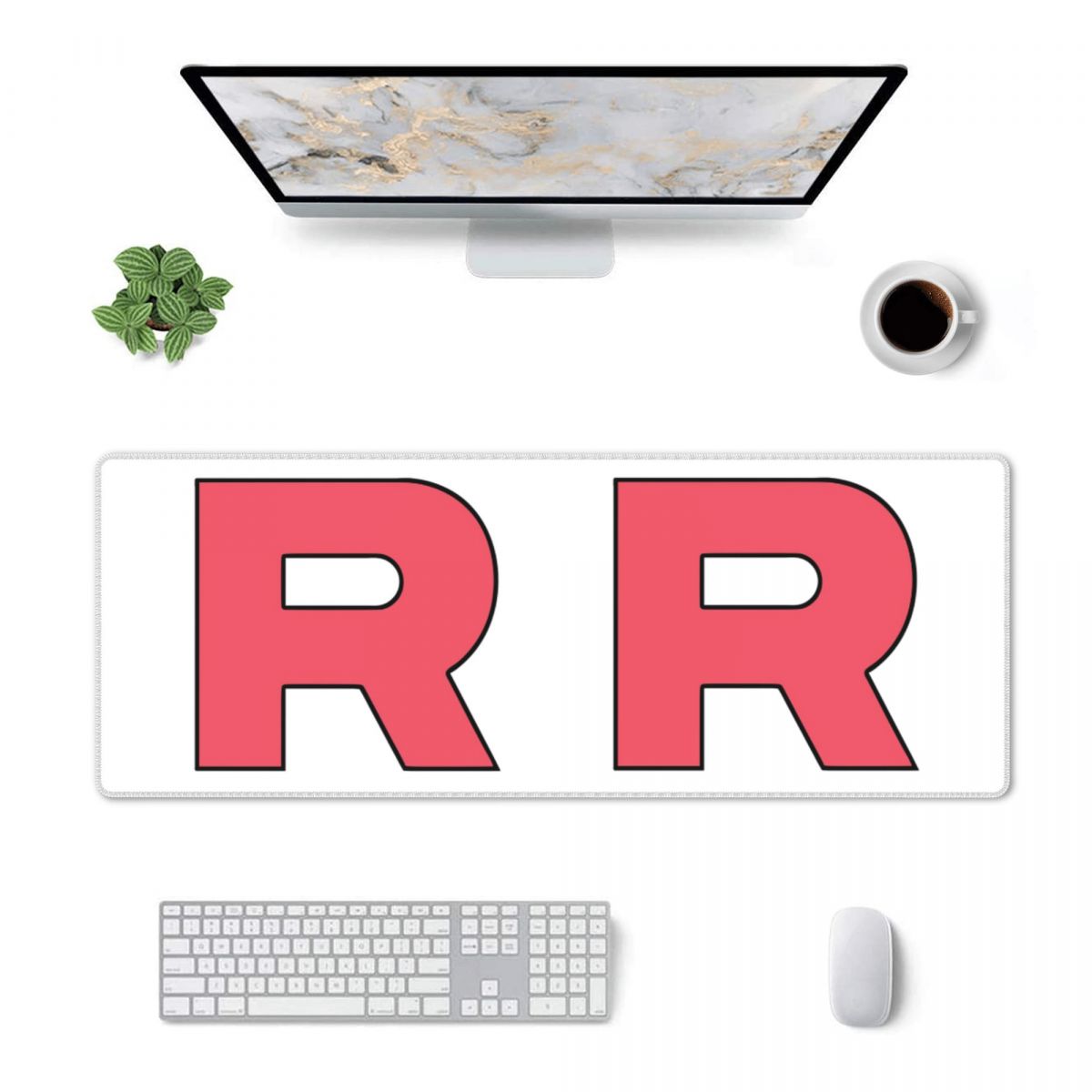 Large Mouse Pad Letter R Team  - đánh giá và giá Laptop Accessories Logo