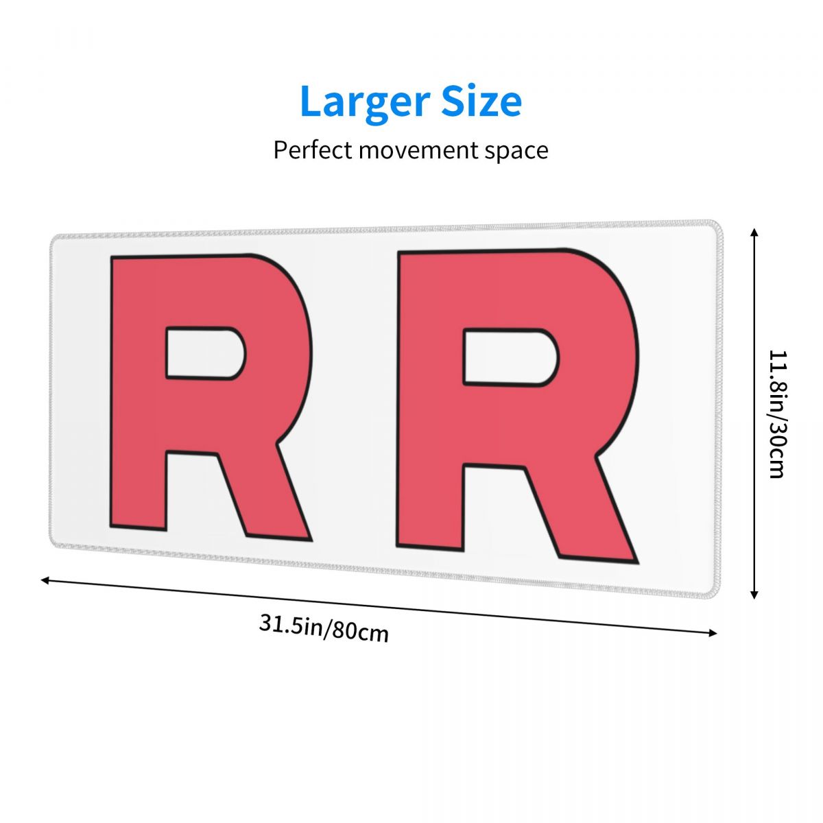 Large Mouse Pad Letter R Team  - đánh giá và giá Laptop Accessories Logo