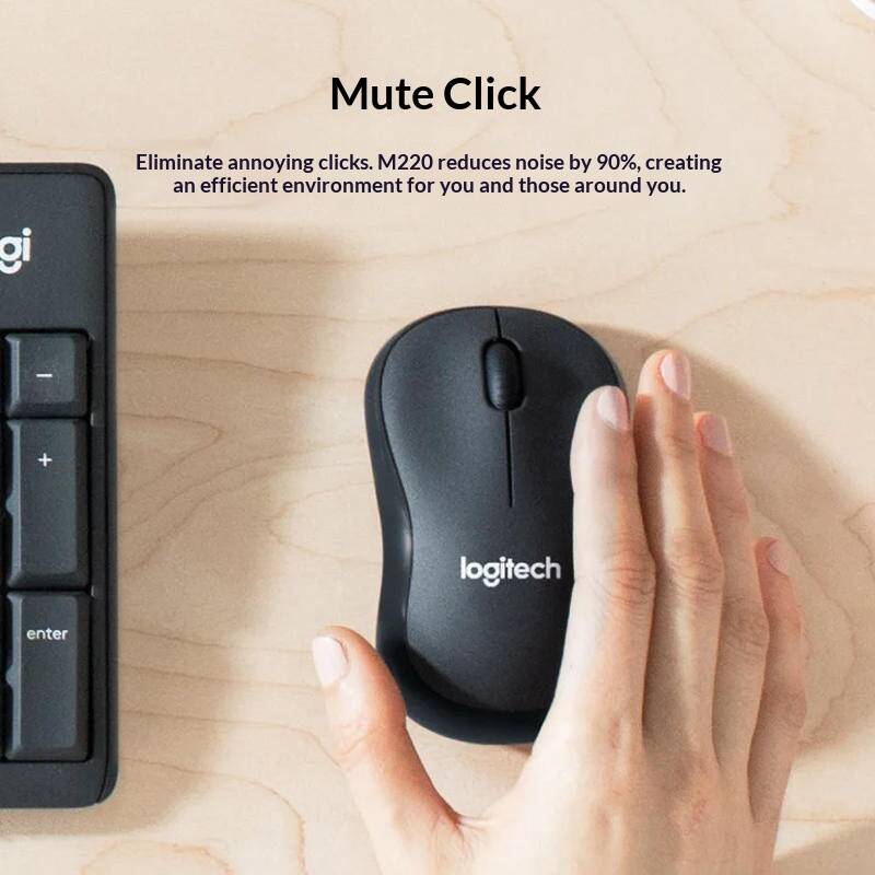 Logitech M220 Wireless Silent  - đánh giá và giá Laptop Accessories Officeworks
