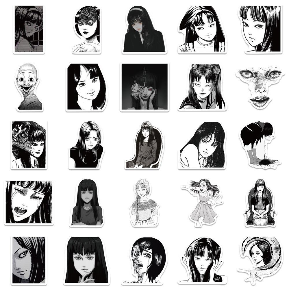 50Pcs Japanese Horror Anime To - đánh giá và giá Laptop Accessories Girly