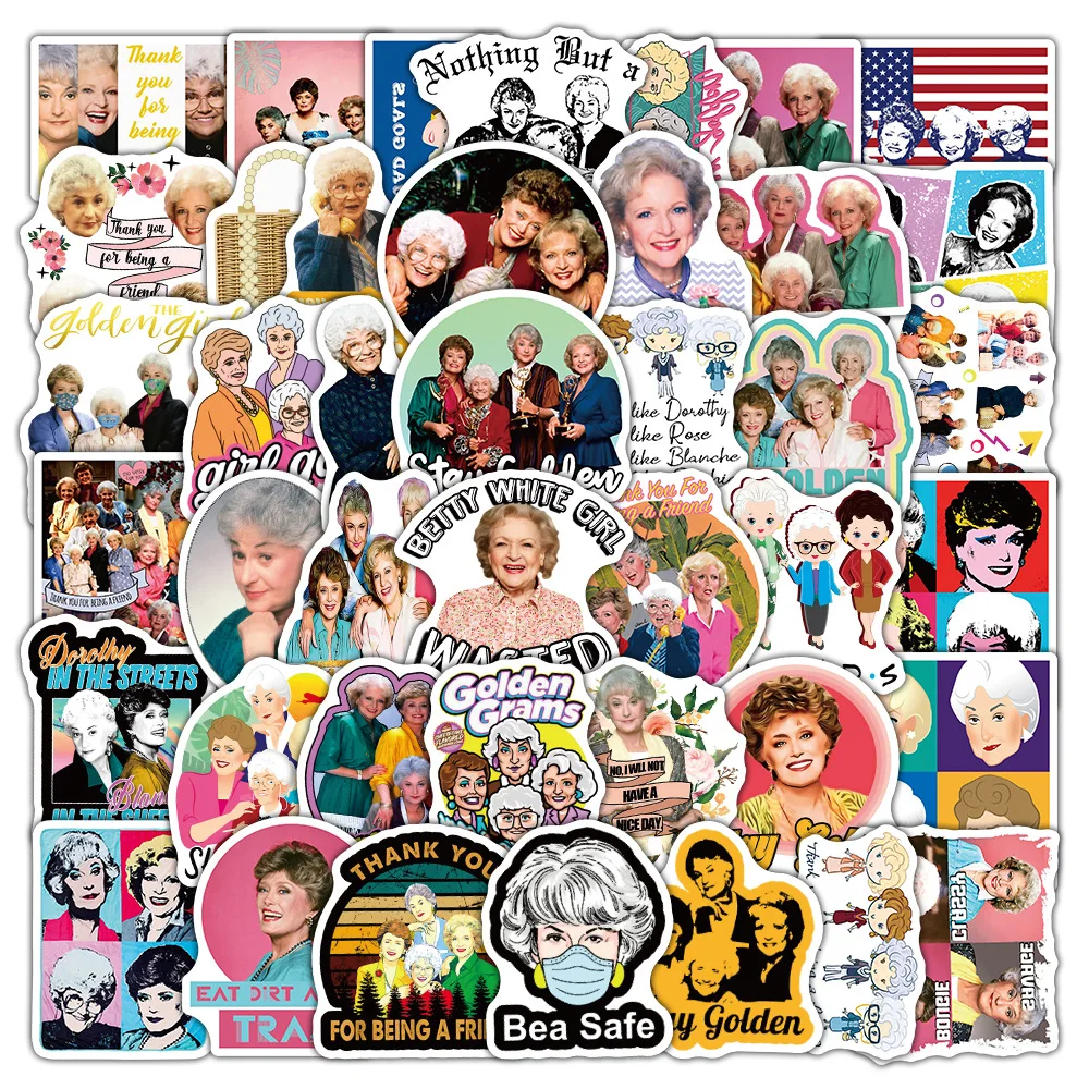 50PCS TV SHOW The Golden Girls - đánh giá và giá Laptop Accessories Girly