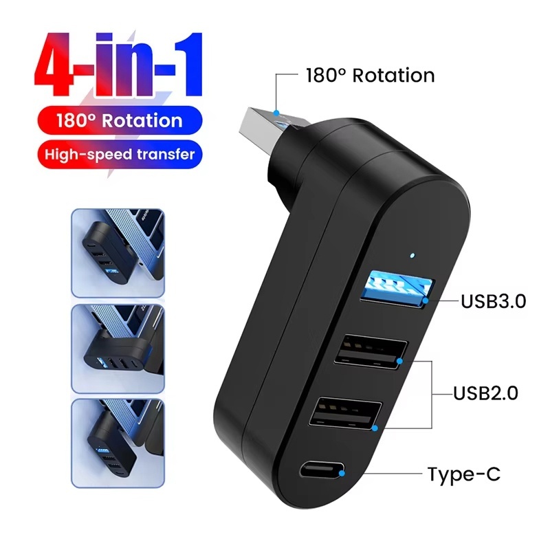 USB Hub 3.0 Mini Splitter Box  - đánh giá và giá Laptop Accessories Price