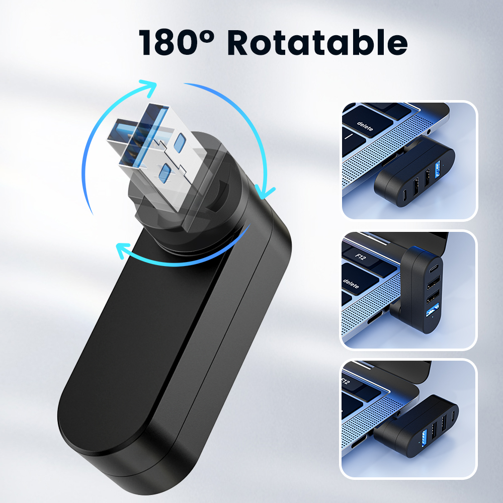 USB Hub 3.0 Mini Splitter Box  - đánh giá và giá Laptop Accessories Price