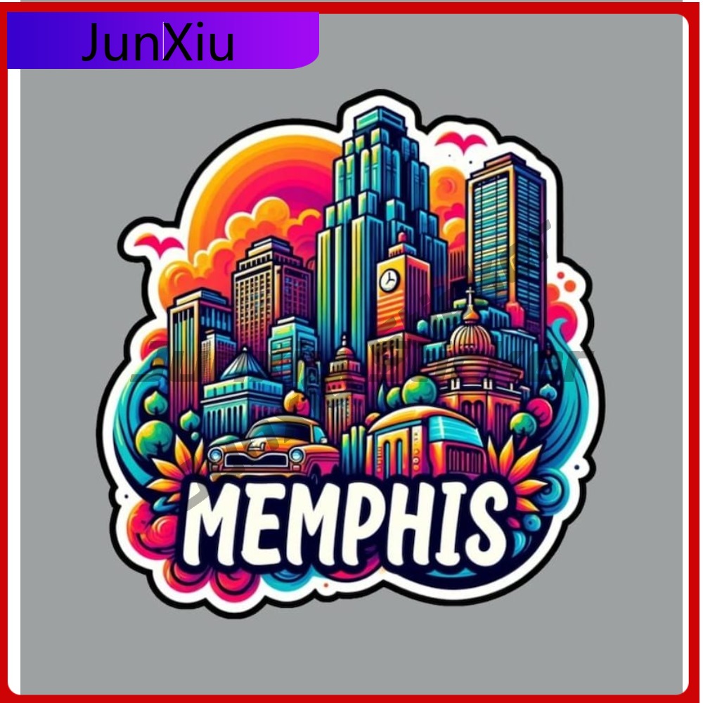 Memphis Tennessee Sticker Acce - đánh giá và giá Laptop Accessories Logo